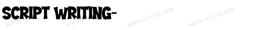 Script Writing字体转换